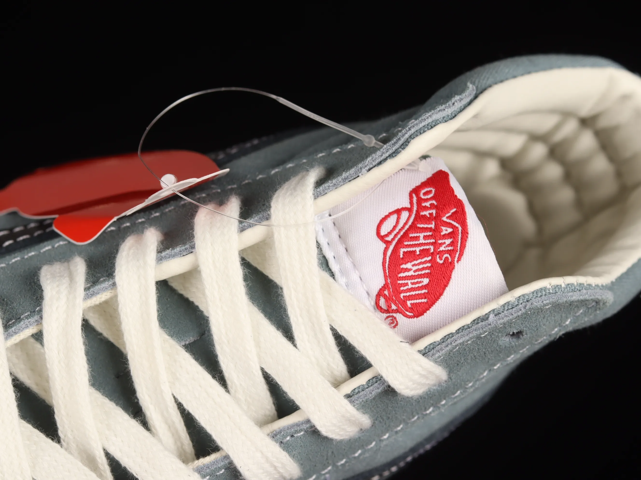 All categories Vans Vans series Vans Hi Vans high-top Vans OG SK8-Hi Lx fairy haze blue color Japanese retro trend high-top canvas skateboard shoes VN0A4BVB20R